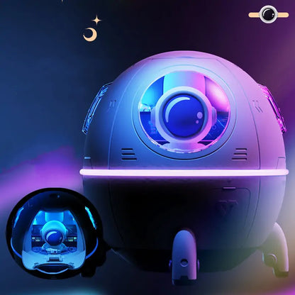 LED Light Space Capsule Essential Oil Diffuser